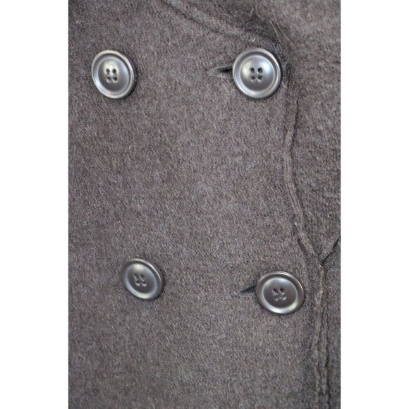 Marina Luna 100% Wool Shell Ruffled Sweater-Size Medium - Picture 7 of 10